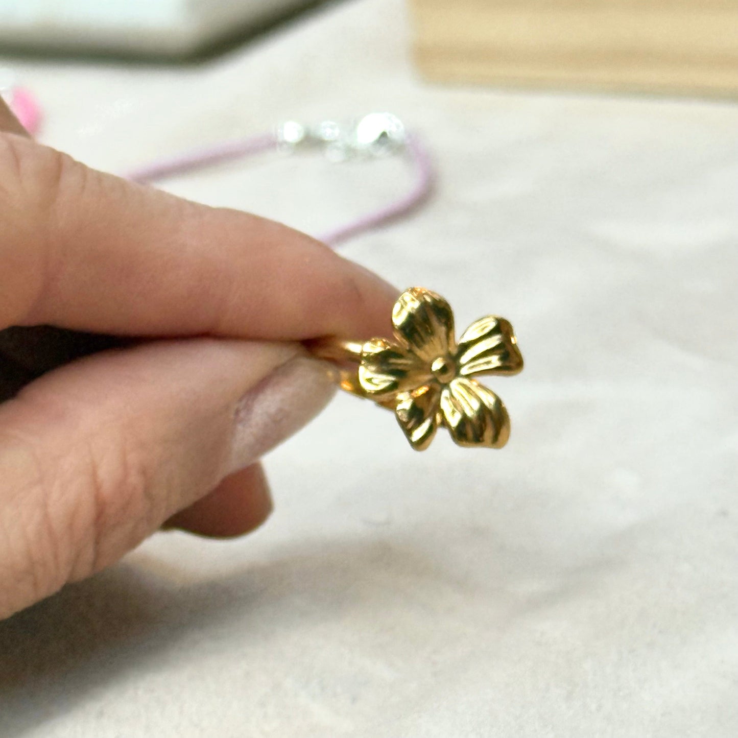 Flower Gold Ring