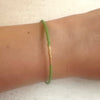 Miyuki Bracelet - Green Gold