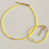 Miyuki Necklace - Yellow Lemon & Gold