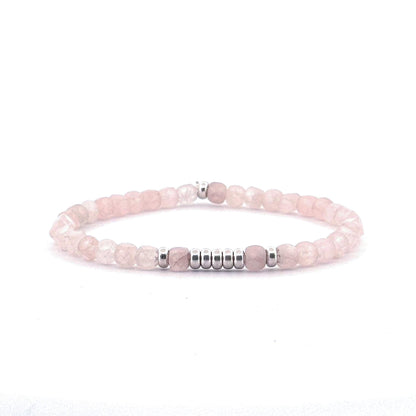 Rose quartz bracelet 4mm