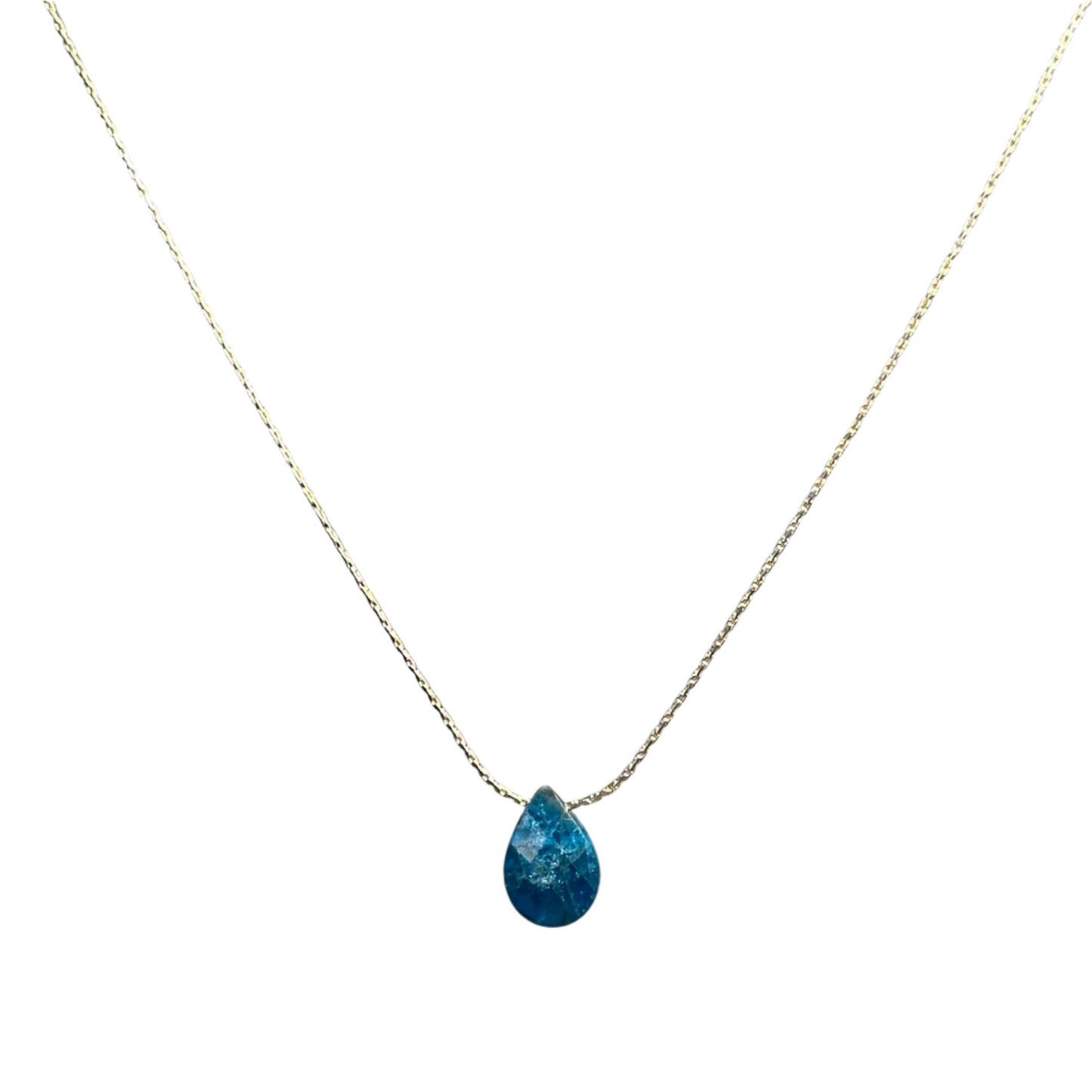 Apatite Drop Necklace | Mi Cielo London