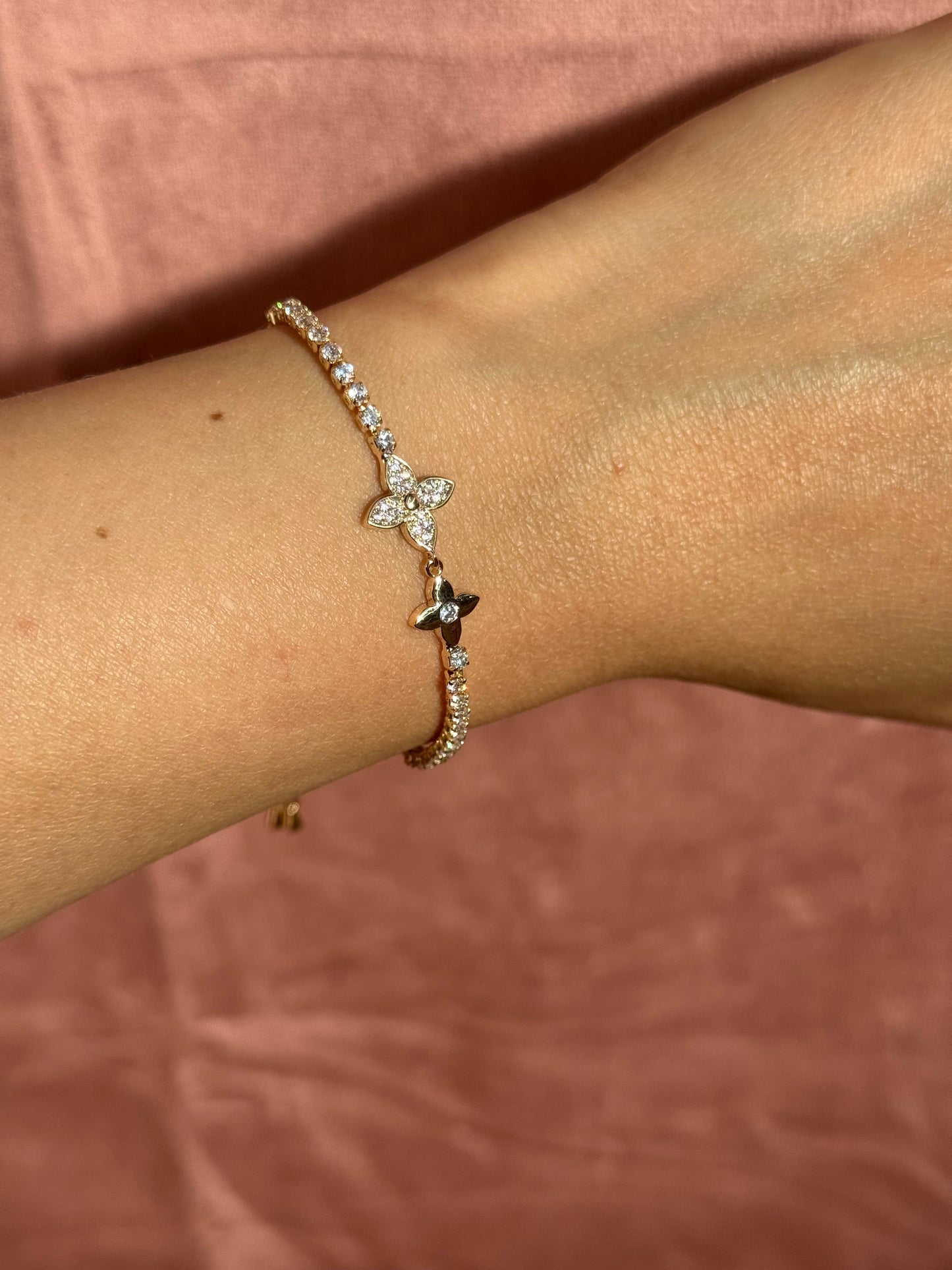 Clover Lys Bracelet Adjustable - Duo