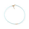 Miyuki Necklace - Sky Blue Gold