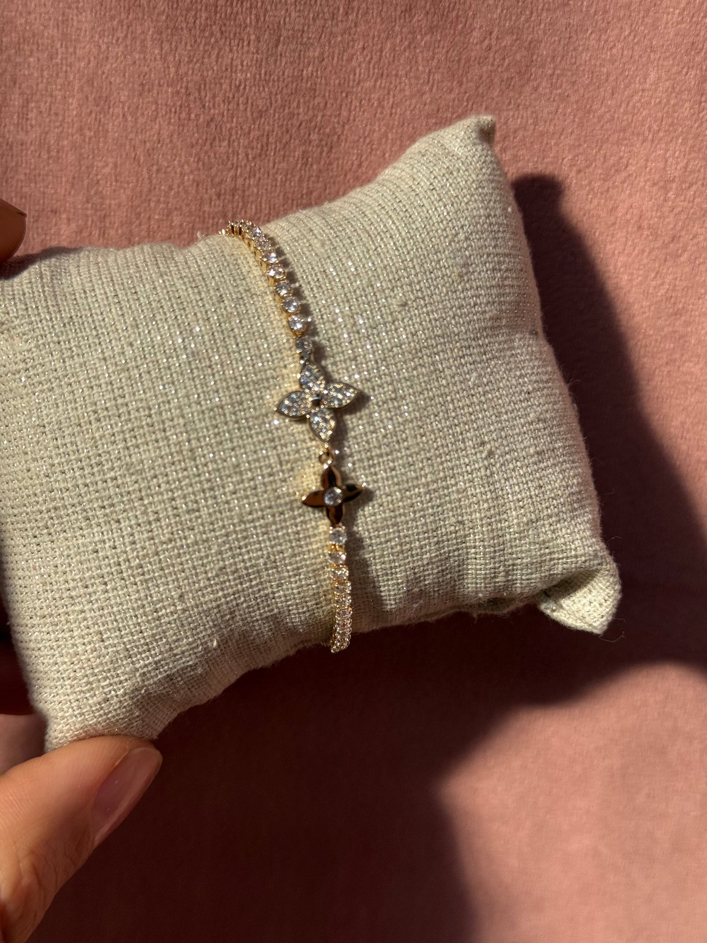 Clover Lys Bracelet Adjustable - Duo