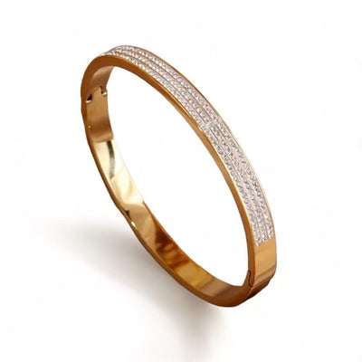 Andrea Gold Bangle | Mi Cielo London