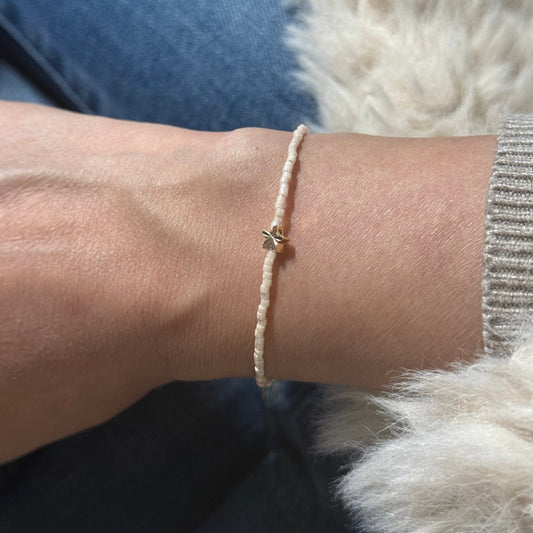 Miyuki Bracelet - Light Salmon Pink Gold - Star