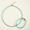 Miyuki Necklace - Sea Blue Gold