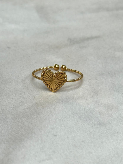 Heart Gold Ring