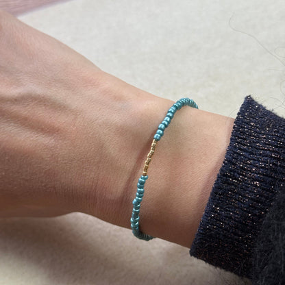 Mimi Lagoon Blue Gold Bracelet