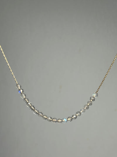 Labradorite Necklace Gold filled 14k