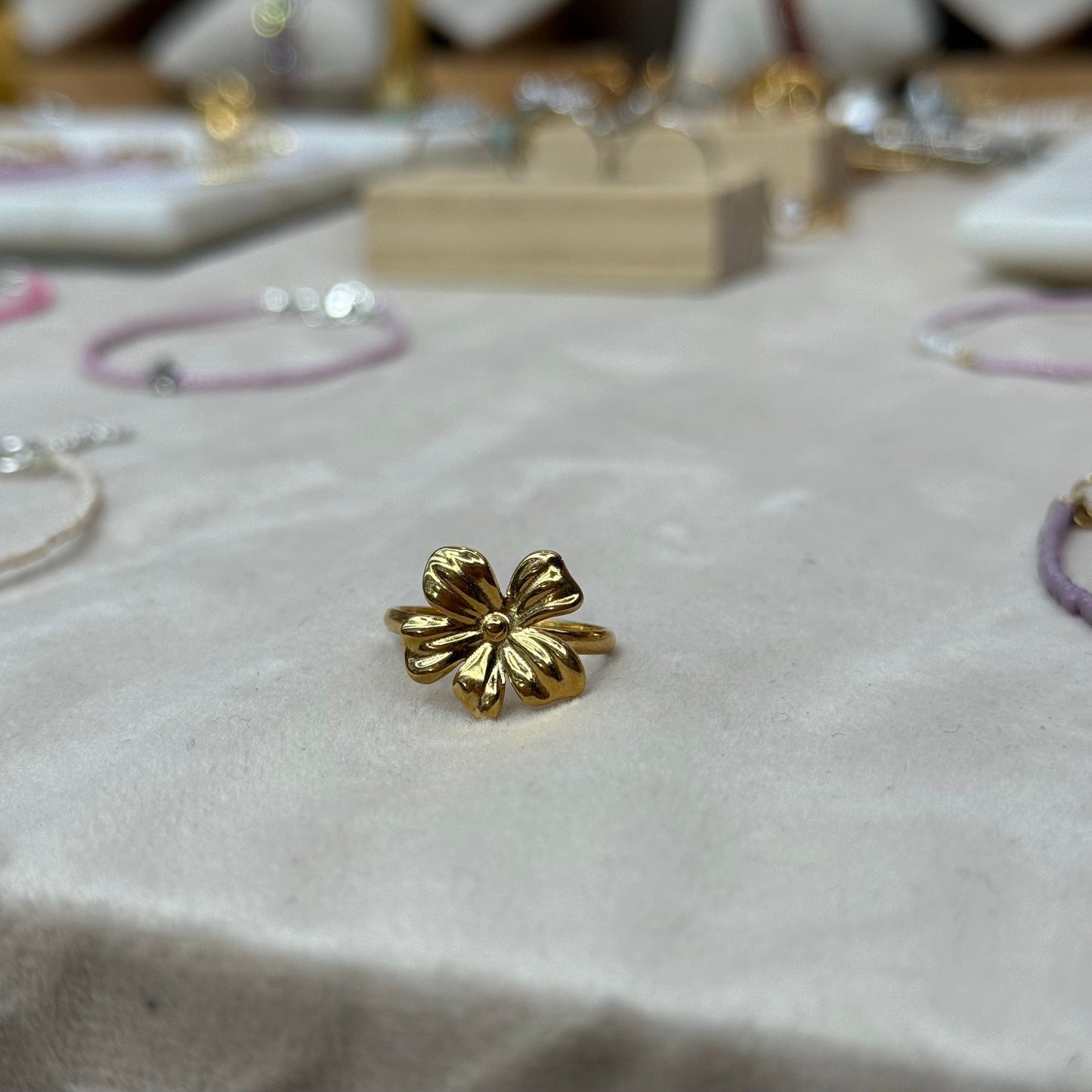 Flower Gold Ring