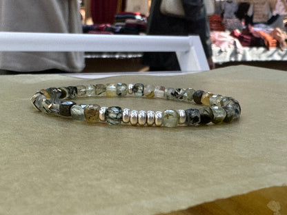 Prehnite Bracelet 4mm
