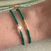 Mimi Emerald Green Gold Bracelet