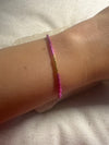 Miyuki Bracelet - Fushia Pink Gold