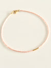 Miyuki Necklace - Light Pink Champagne Gold