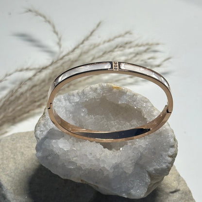 Adara Gold Bangle | Mi Cielo London