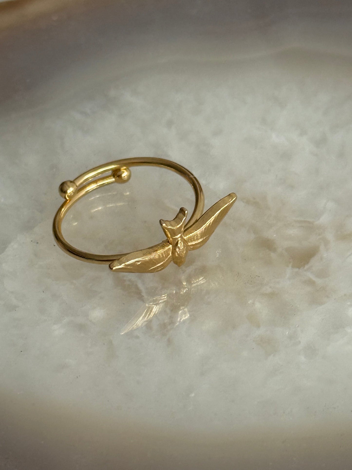 Caribe Bird Gold Ring