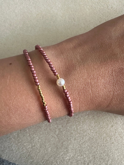 Mimi Vintage Pink Gold Bracelet