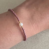 Mimi Vintage Pink Pearl Gold Bracelet