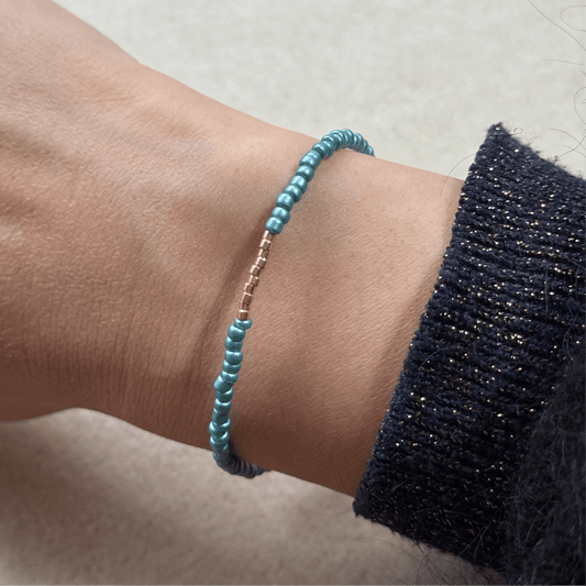 Mimi Lagoon Blue Gold Bracelet