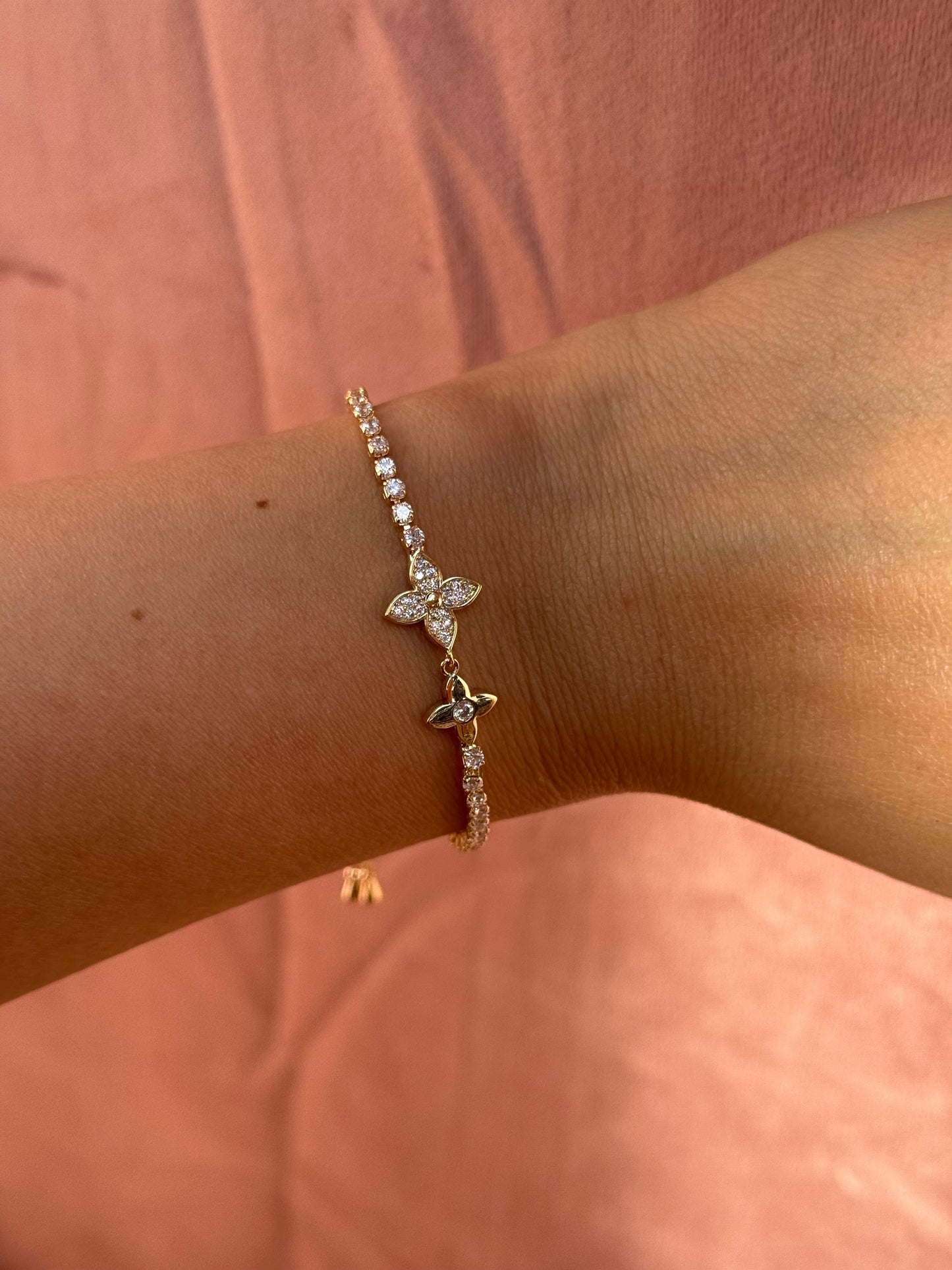 Clover Lys Bracelet Adjustable - Duo