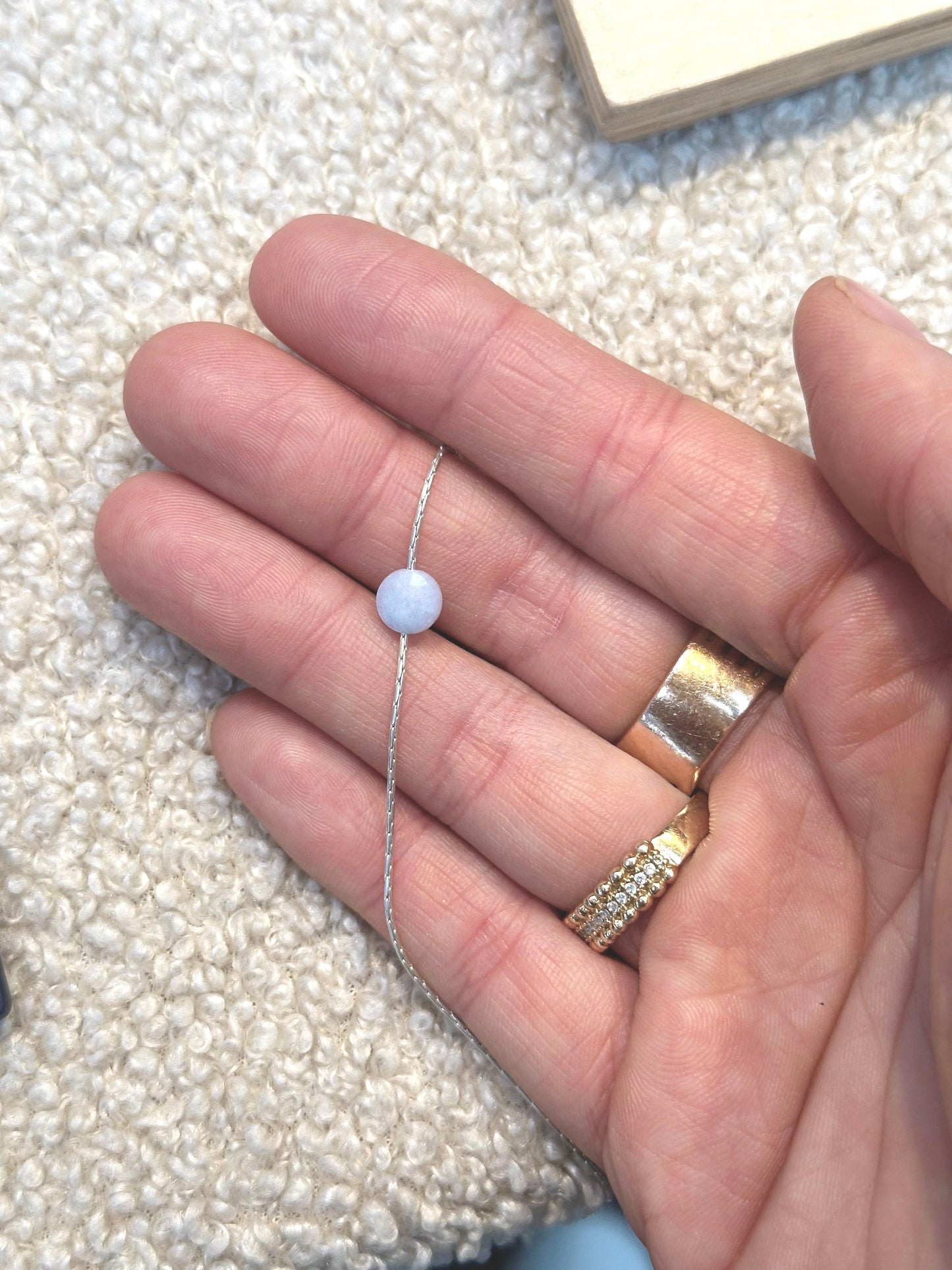 Lucky Stone Aquamarine Necklace