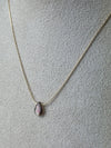 Mother Pearl Shell Drop Necklace Sterling Silver