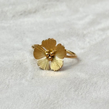 Flower Gold Ring