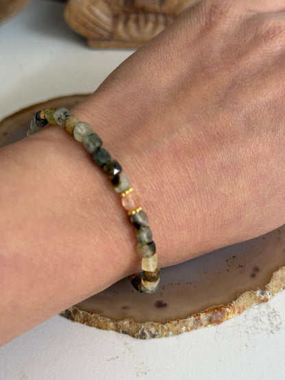 Prehnite Bracelet 4mm (GV)