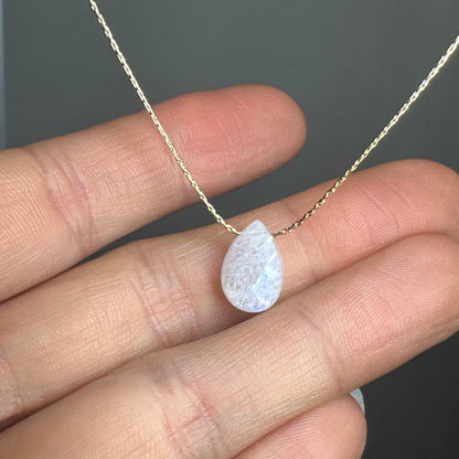 Moonstone Necklace Gold filled 14k