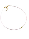 Miyuki Necklace - Light Lilac Gold