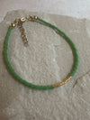 Miyuki Bracelet - Green Gold