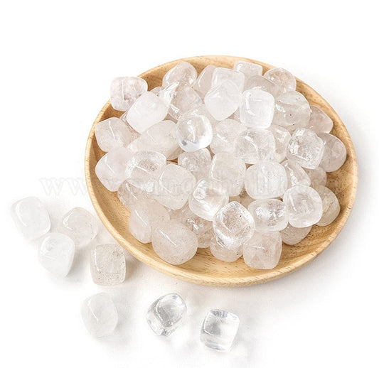 Clear quartz cube