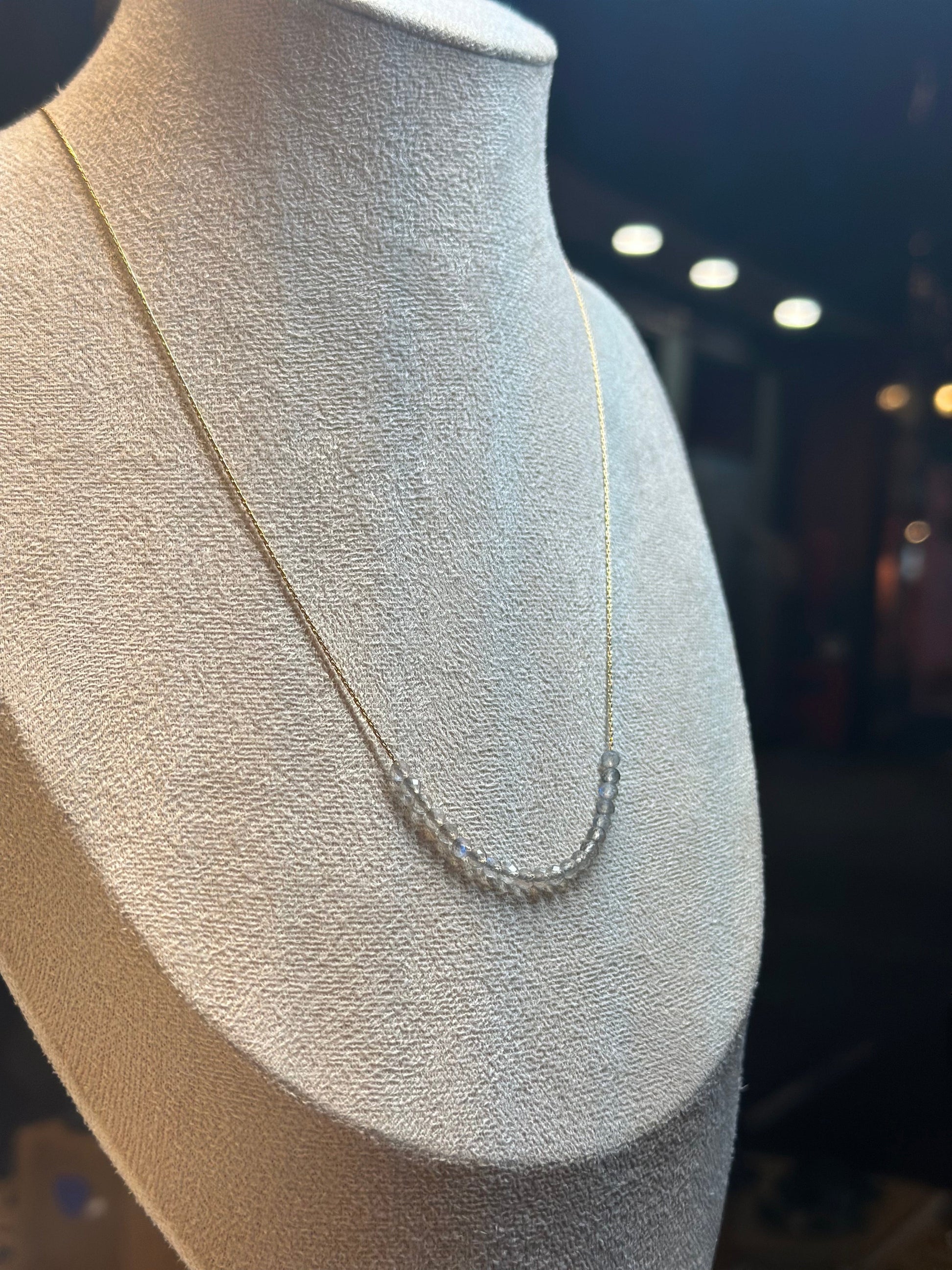 Labradorite Necklace Gold filled 14k | Mi Cielo London
