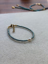 Mimi Grey Blue Gold Bracelet