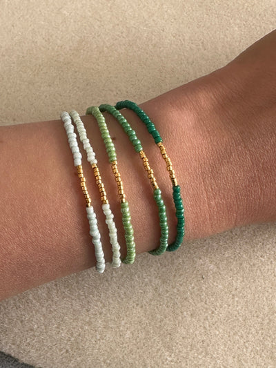 Mimi Jade Green Gold Bracelet