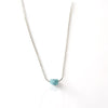 Lucky stone necklace Aquamarine