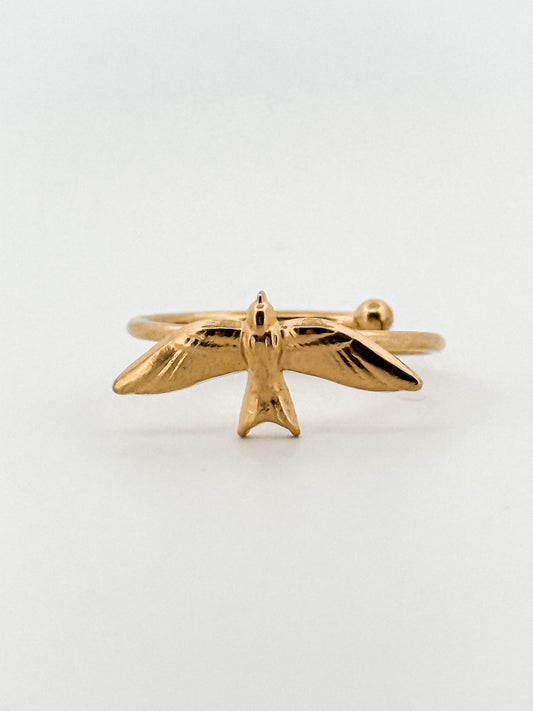 Caribe Bird Gold Ring