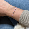 Miyuki Bracelet - Light Lilac Shimmery Gold - Star