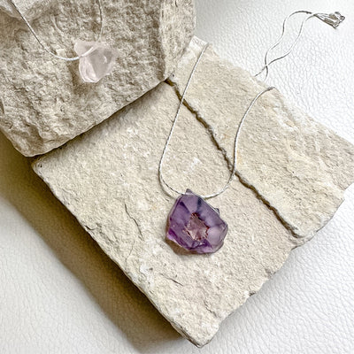 Amethyst Sterling Silver Necklace