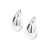 Medium Drop Silver Earrings