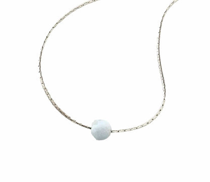 Lucky Stone Aquamarine Necklace