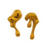 Artistic Drop Gold Earrings