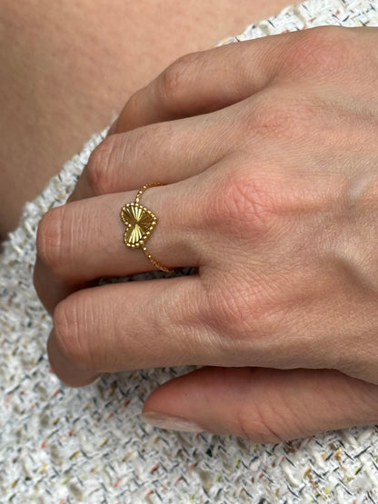 Heart Gold Ring
