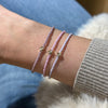 Set of 3 Miyuki Bracelet - Light Lilac Gold - Star