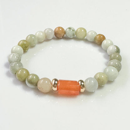 Jade Bracelet Carnelian
