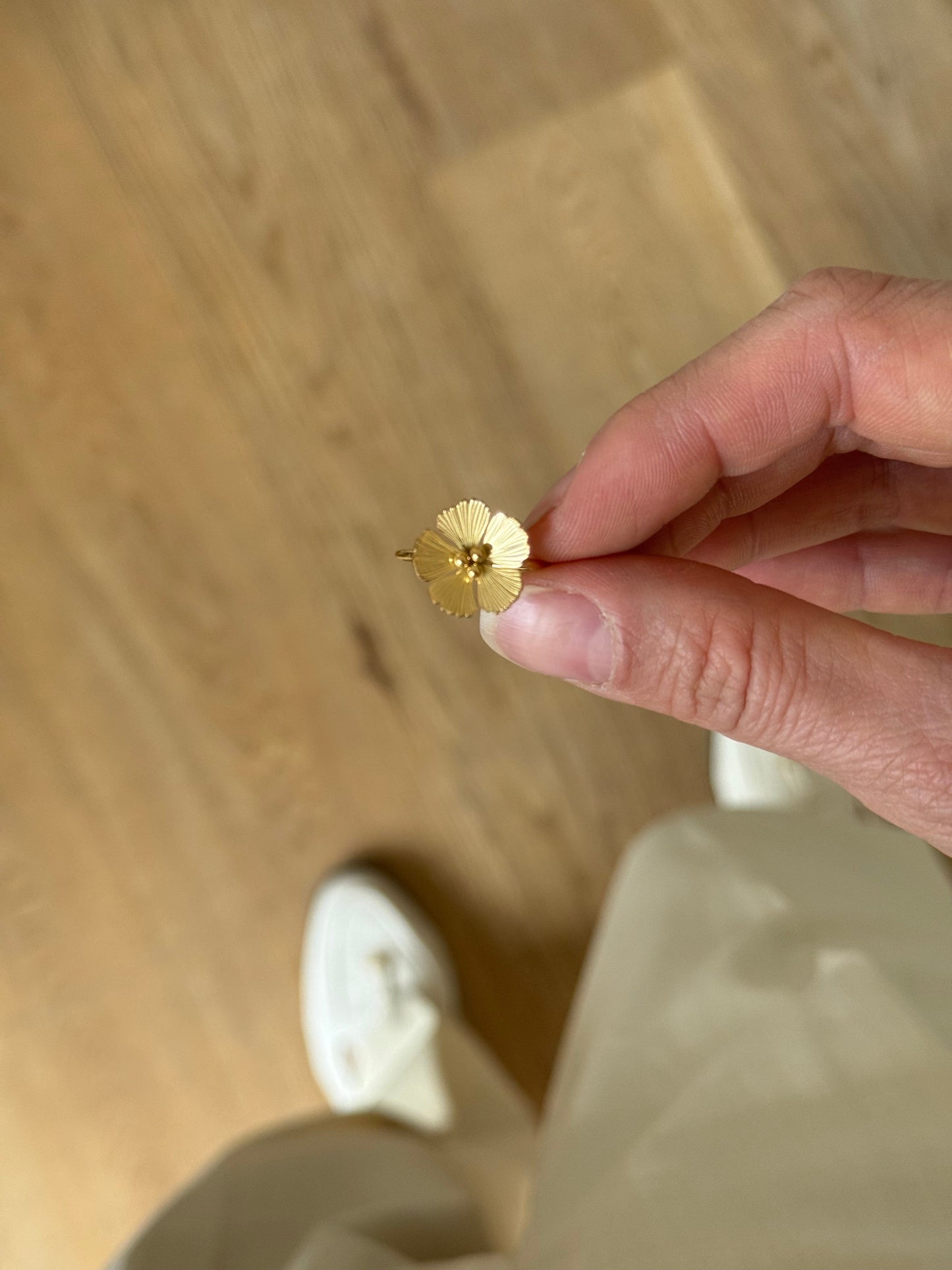 Flower Gold Ring