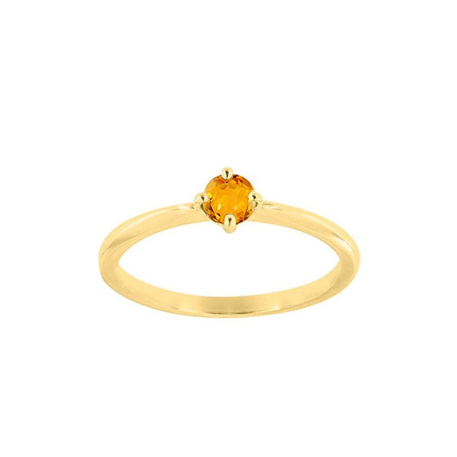 Citrine Gold Ring (18k Gold)