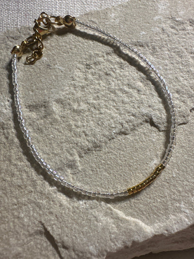 Miyuki Bracelet - Shimmery, Gold