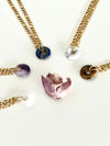 Figaro Necklace with Donut-shaped Stone
